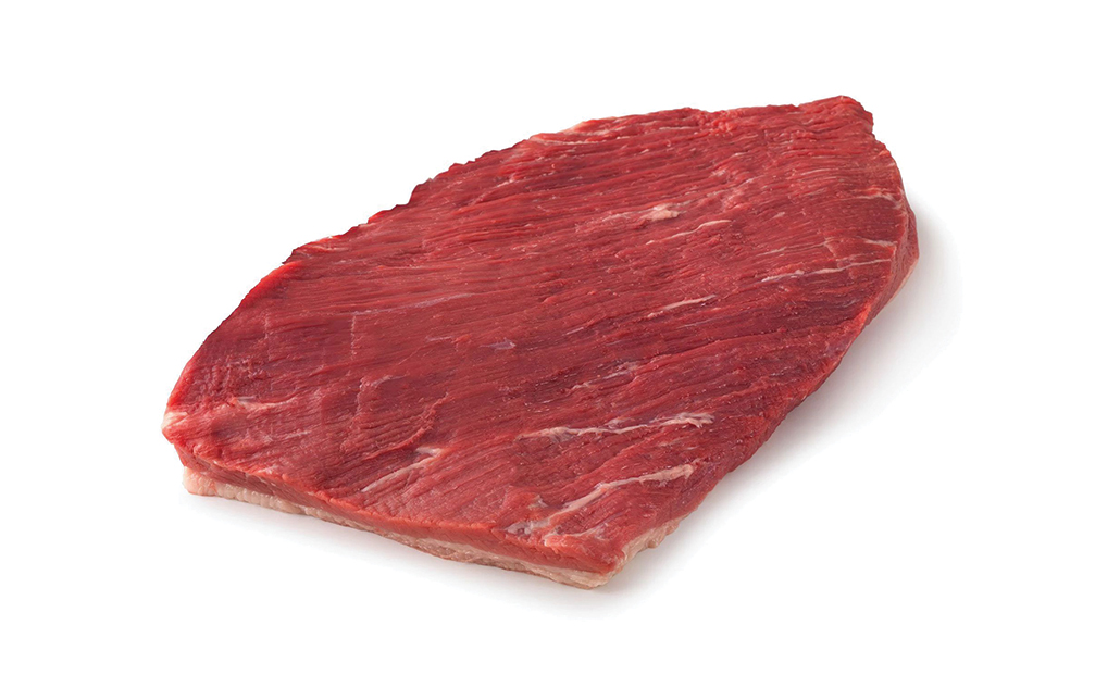 Raw brisket flat